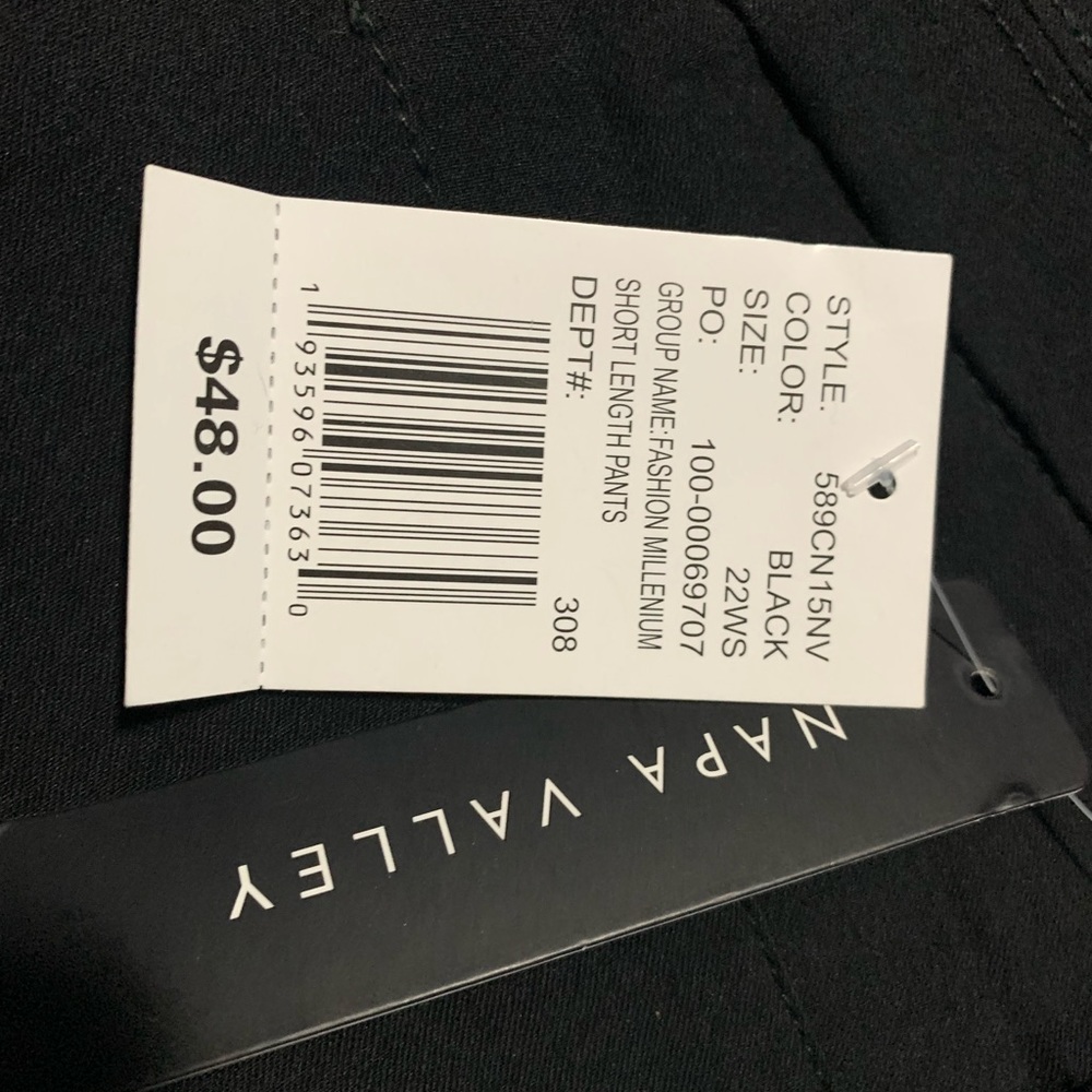 New Napa valley black pants